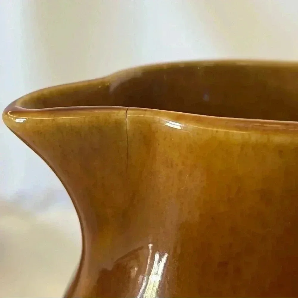 Tropical Ceramic Tiki Shotglass and Small Pitcher Set